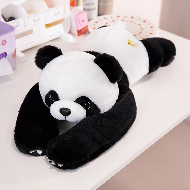 Brazo de peluche de 50/60/65cm de largo, almohada de felpa suave ponderada, mapache, Koala, oso, perezoso, dinosaurio, regalo para niños y niñas