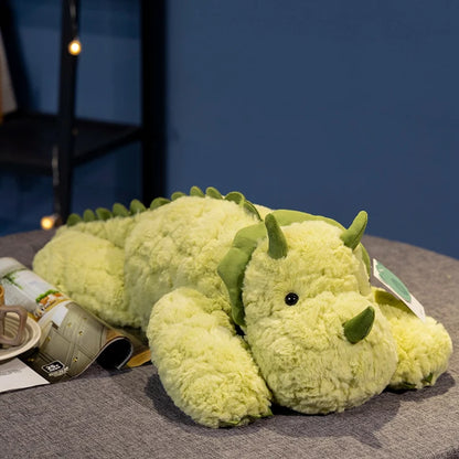 Brazo de peluche de 50/60/65cm de largo, almohada de felpa suave ponderada, mapache, Koala, oso, perezoso, dinosaurio, regalo para niños y niñas